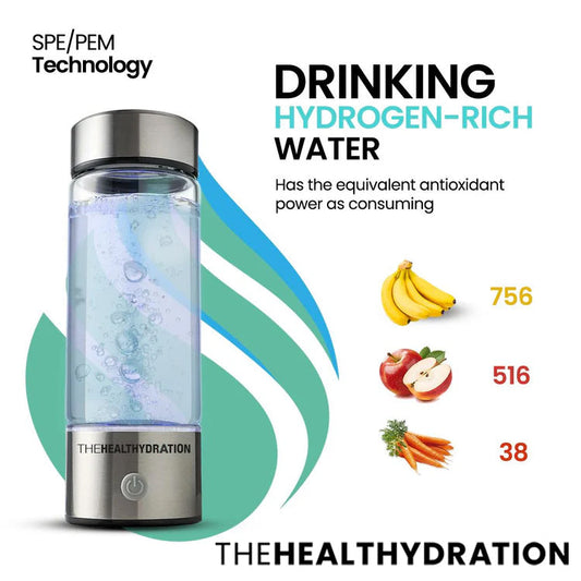 Stay Energised with The Healthy Hydration Hydrogen Water Bottle