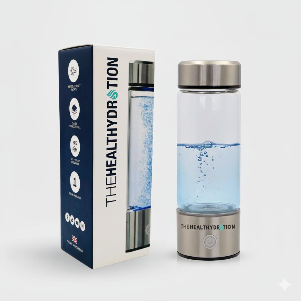 Hydrogen Water Bottle with Advance SPE/PEM Technology