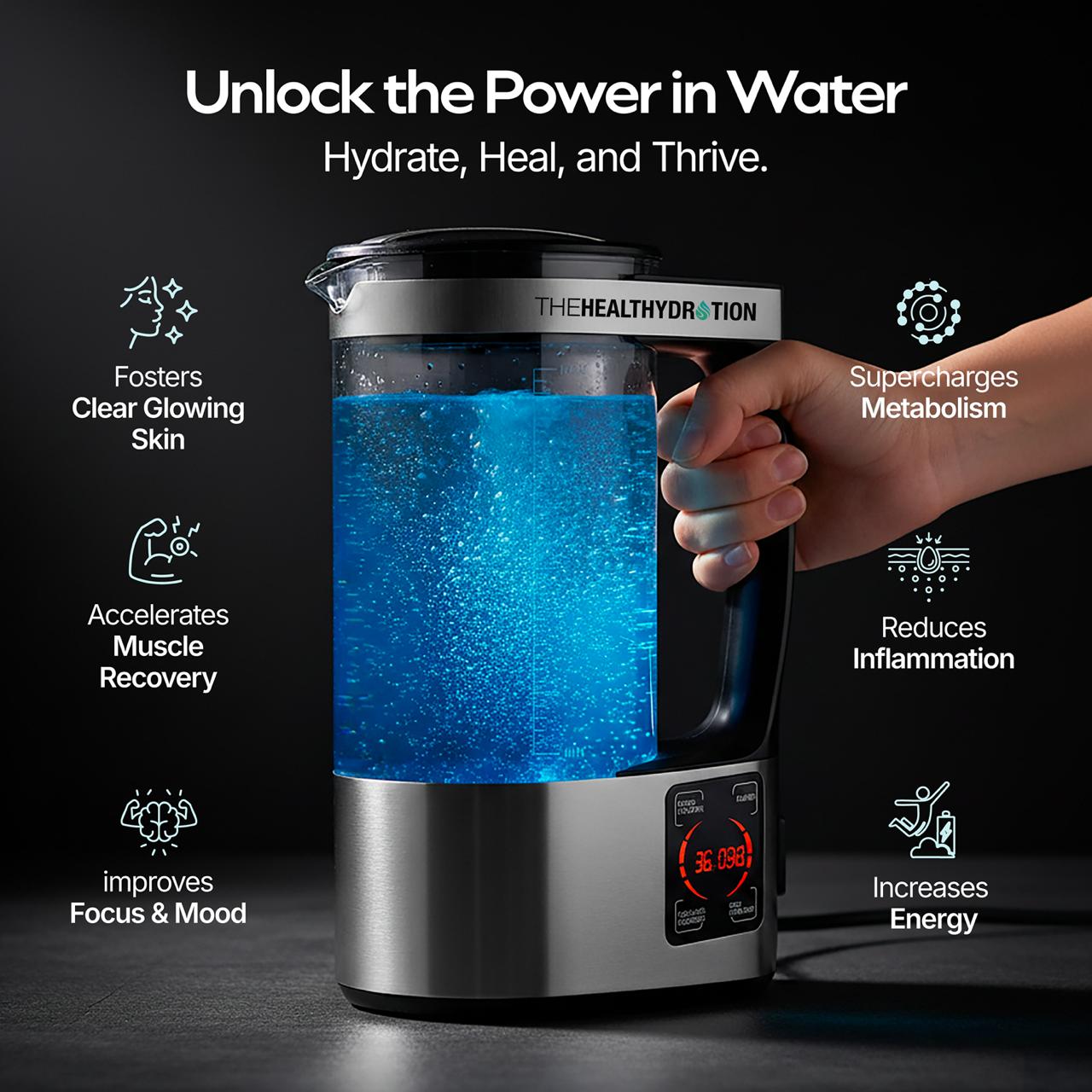 Hydrogen Water Pitcher