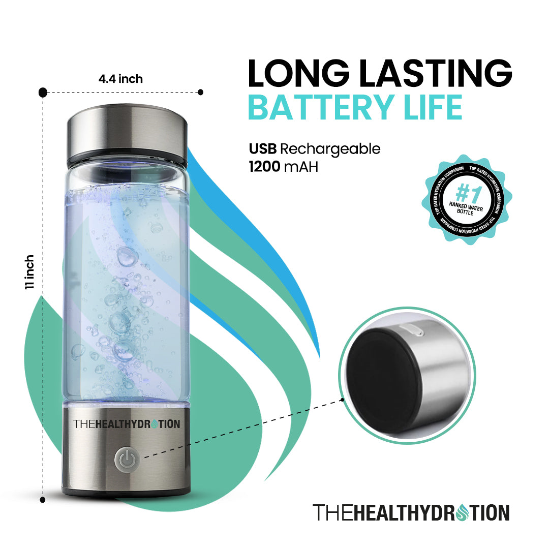 Hydrogen Water Bottle - Advance SPE/PEM Technology